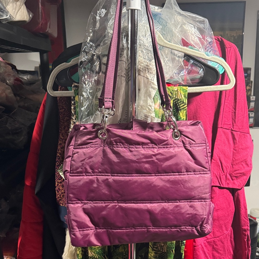 Avon Purple Puffer Women's Bag